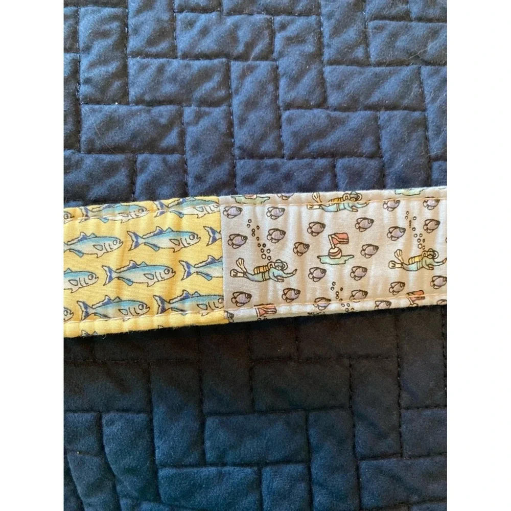 Vineyard Vines‎ Shep & Ian Multicolor Golf Patchwork Fabric Cloth Belt Size M